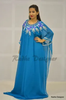 Picture of modest maxi gown modern dubai bridal takshita wedding g