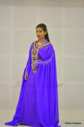 Picture of modest maxi gown moroccan dubai kaftan wedding gown dre