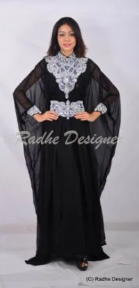 Picture of farasha moroccan kaftan dress modest maxi gown jilbab a