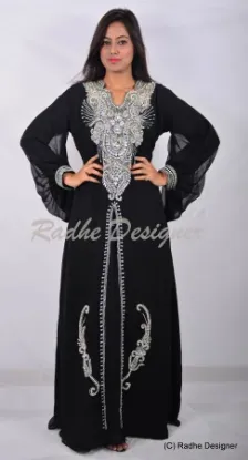 Picture of kaftan abaya jalabiya jilbab wedding gown fancy ledies 