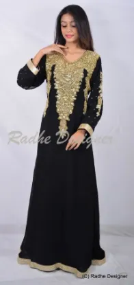 Picture of women's traditional wear party gown for marriage ceremo