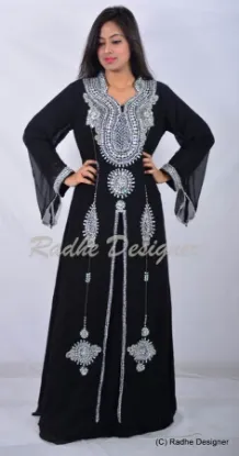 Picture of full length evening wear home gown khaleeji thobe for a