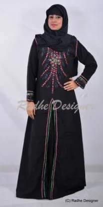 Picture of dubai moroccan fancy jilbab arabian wedding gown jalabi