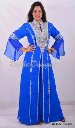 Picture of modern party wear ladies khaleeji thobe perfect for any