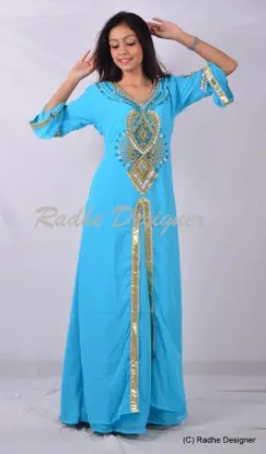 Picture of dubai fancy jilbab bridal caftan wedding gown arabian p