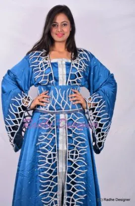 Picture of maghribi moroccan fancy embroidery dubai caftan kaftan 