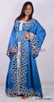 Picture of long floor length maxi kaftan dress for women,abay