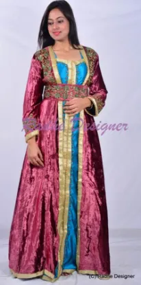 Picture of beautiful djellaba fancy modern ladies kaftan dress for
