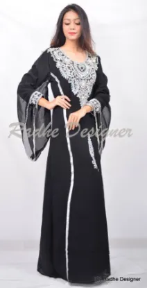 Picture of elegant jilbab jalabiya fancy phirozy for women dress,a