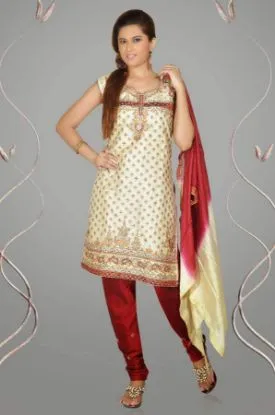 Picture of modest maxi gown design beautiful100 %cotton salwar kam