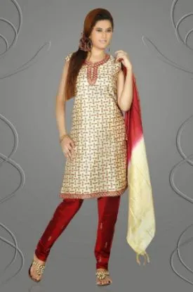 Picture of modest maxi gown design print sofe crepe salwar kameez 
