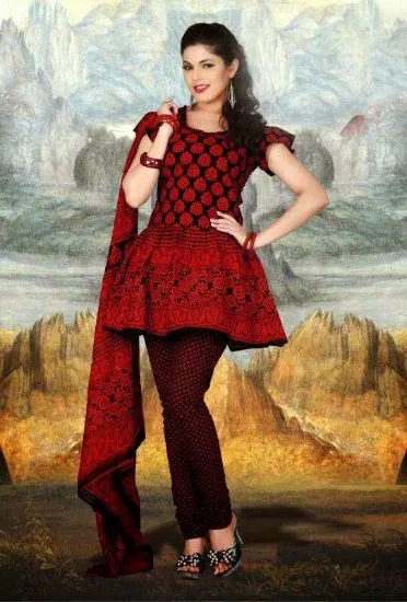 Picture of indian cotton block printed jaipur kalamkari dressgown 