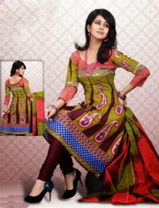 Picture of indian designer anarkali shalwar suit dress pakistani e