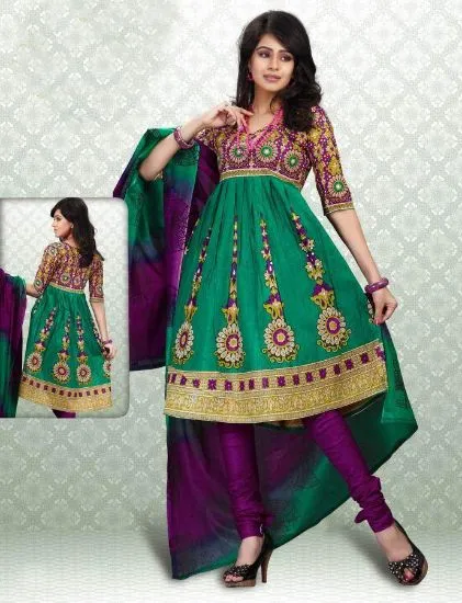 Picture of indian designer dress eid pakistani anarkali shalwar sa