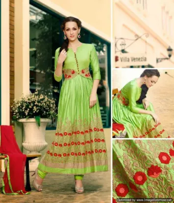 Picture of indian designer ethnic eid pakistani dress suit shalwar