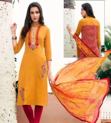 Picture of 14 gorgeous indian salwar kameez unstitched dress mater