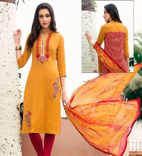 Picture of 14 gorgeous indian salwar kameez unstitched dress mater