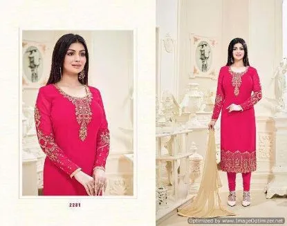 Picture of indian salwar kameez lose unstitched dress material a p