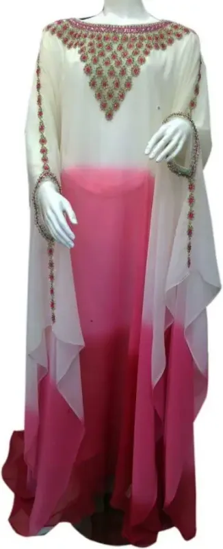 Picture of Multicolor Georgette Arabian Style Gown for Women