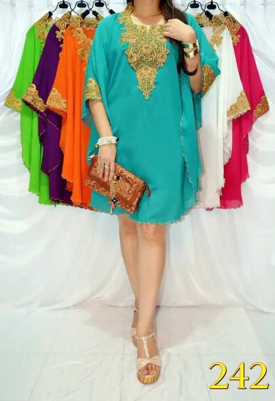 Picture of Multicolor Georgette Jilbab Dress for Women