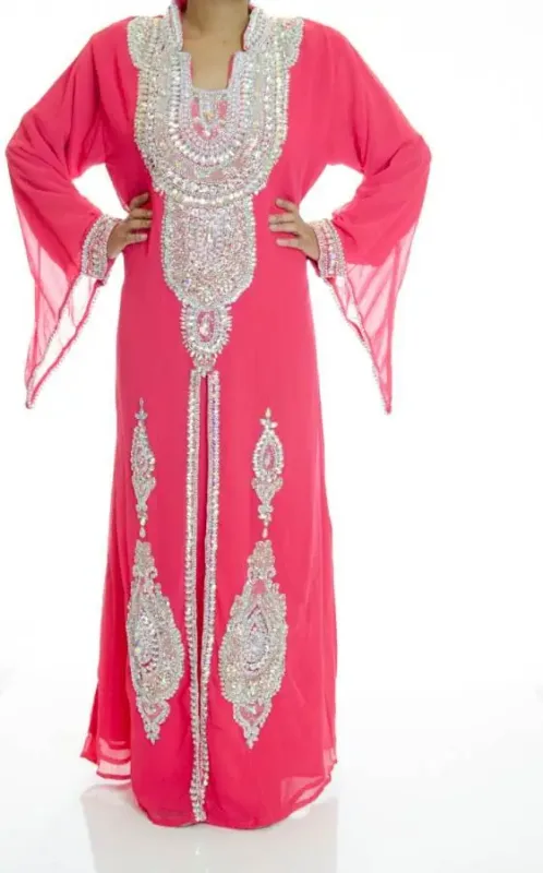 Picture of Elegant Blue Georgette Jilbab Dress for Women