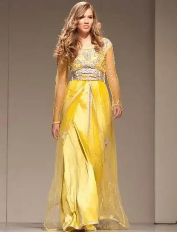 Picture of Radhe Designer Multicolor Georgette Kaftan Dress for Women - F6851