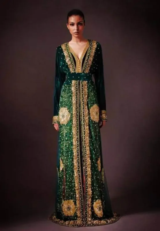 Picture of Radhe Designer Black Georgette Kaftan Dress for Women - F6770