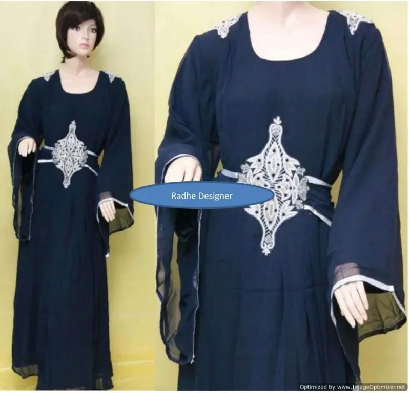 Picture of Radhe Designer Multicolor Georgette Kaftan Dress for Women - F6811