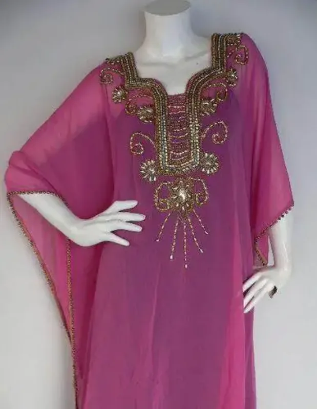 Picture of Radhe Designer Black Georgette Kaftan Dress for Women - F6819