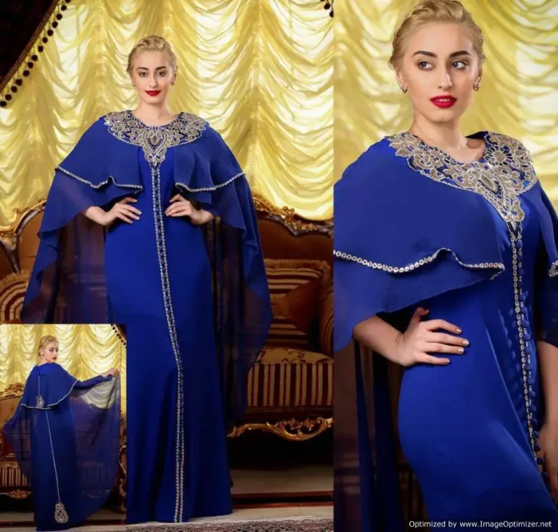 Picture of Radhe Designer Black Georgette Kaftan Dress for Women - F6821