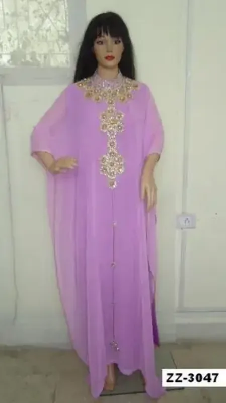 Picture of Radhe Designer Multicolor Georgette Kaftan Dress for Women - F6827