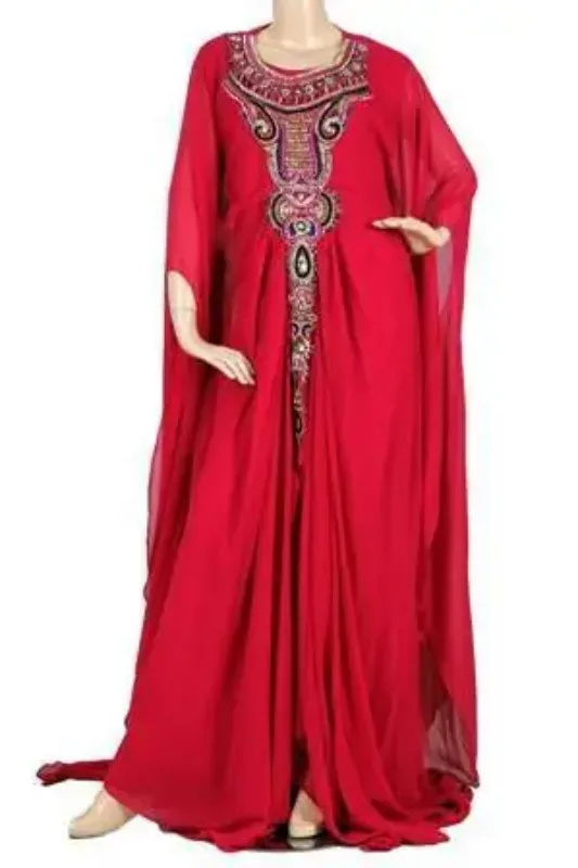 Picture of Radhe Designer Blue Georgette Kaftan Dress for Women - F6848
