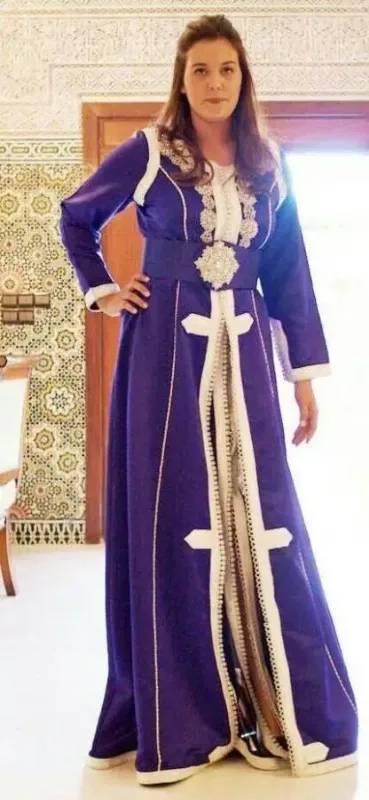 Picture of Radhe Designer Pink Cotton Kaftan Dress for Women - F6752