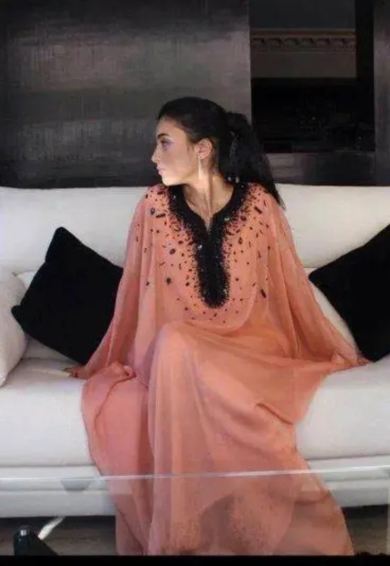 Picture of Radhe Designer Multicolor Georgette Kaftan Dress for Women - F6758