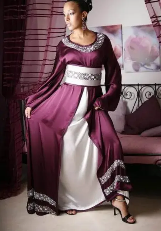Picture of Radhe Designer Black Georgette Kaftan Dress for Women - F6804