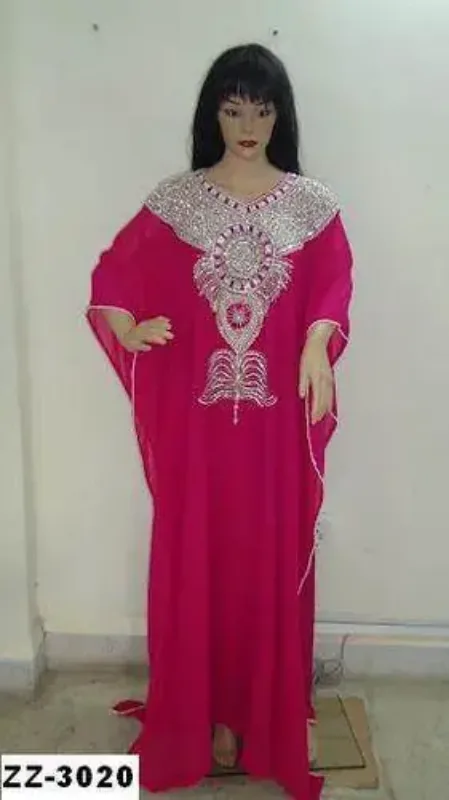 Picture of Radhe Designer Multicolor Georgette Kaftan Dress for Women - F6805