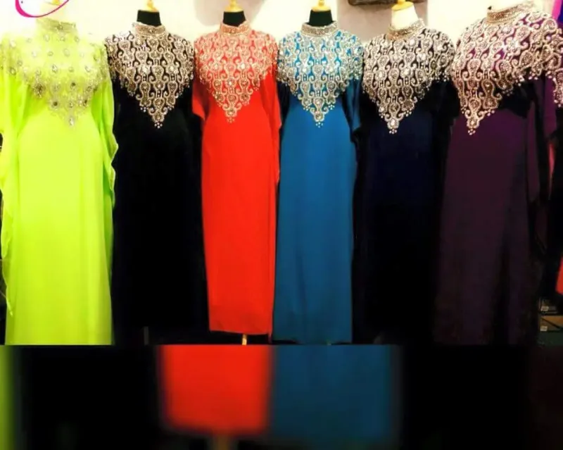 Picture of Timeless Multicolor Georgette Jilbab Dress for Women