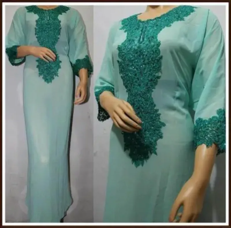Picture of Classic Multicolor Georgette Jalabiya Gown for Women