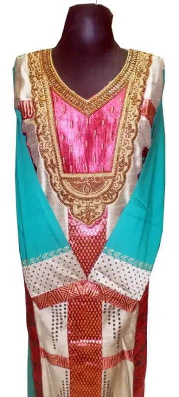 Picture of Purple Georgette Takshita Dress for Women