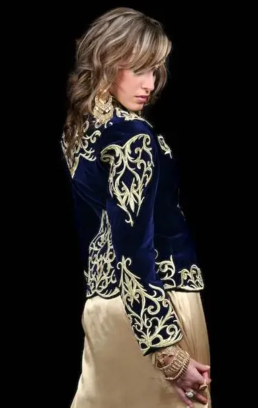 Picture of Radhe Designer Black Georgette Kaftan Dress for Women - F8969
