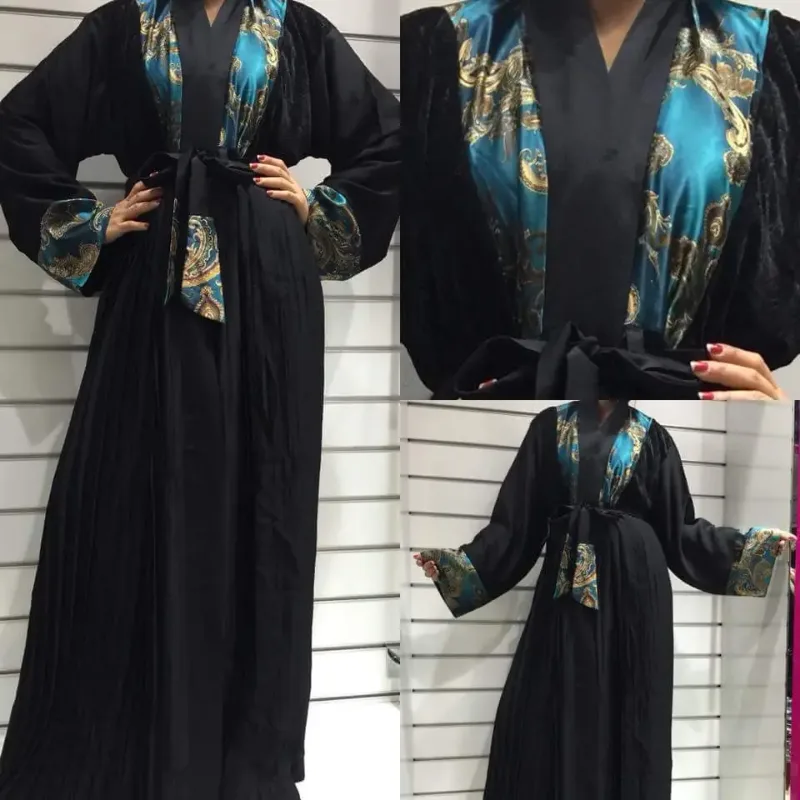 Picture of Elegant Multicolor Georgette Arabian Style Gown for Women