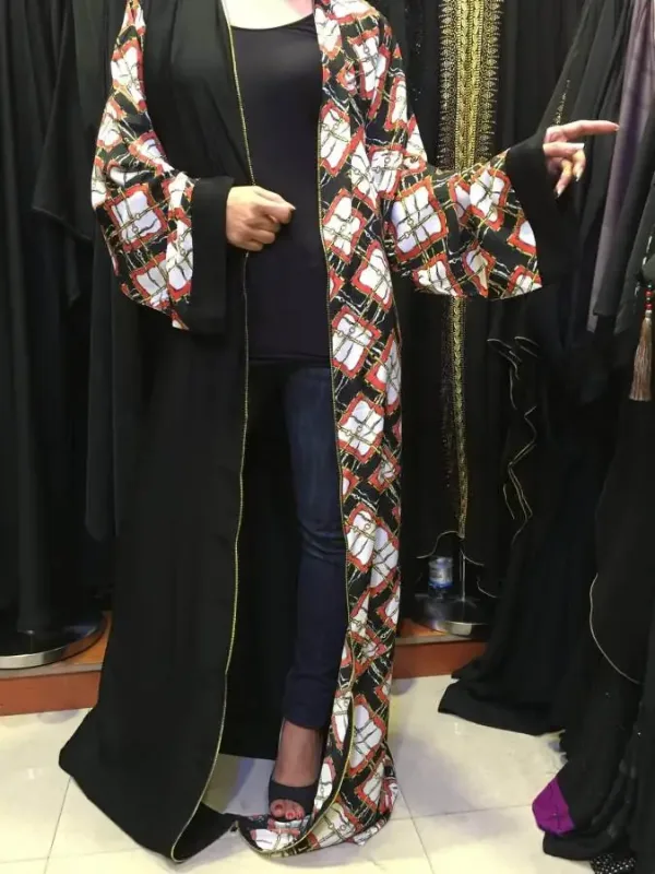 Picture of Radhe Designer Multicolor Georgette Kaftan Dress for Women - F8410