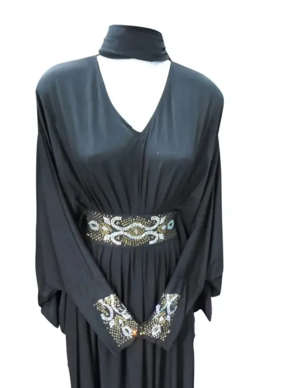 Picture of Elegant Multicolor Georgette Dubai Style Kaftan for Women