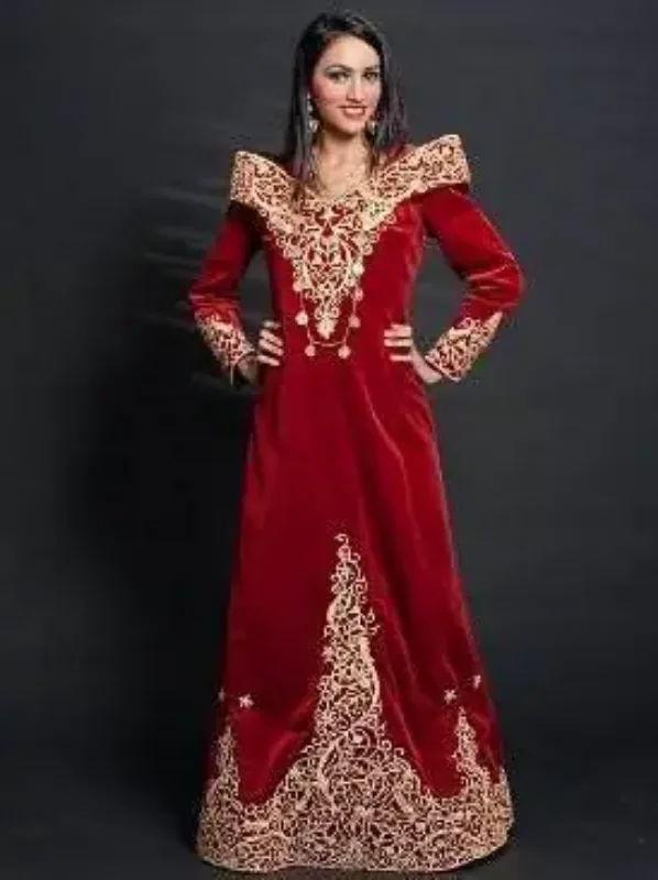 Picture of Radhe Designer Multicolor Georgette Kaftan Dress for Women - F8995