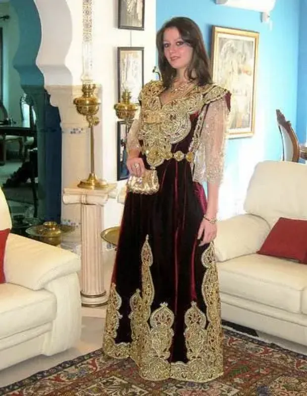 Picture of Radhe Designer Multicolor Georgette Kaftan Dress for Women - F8991