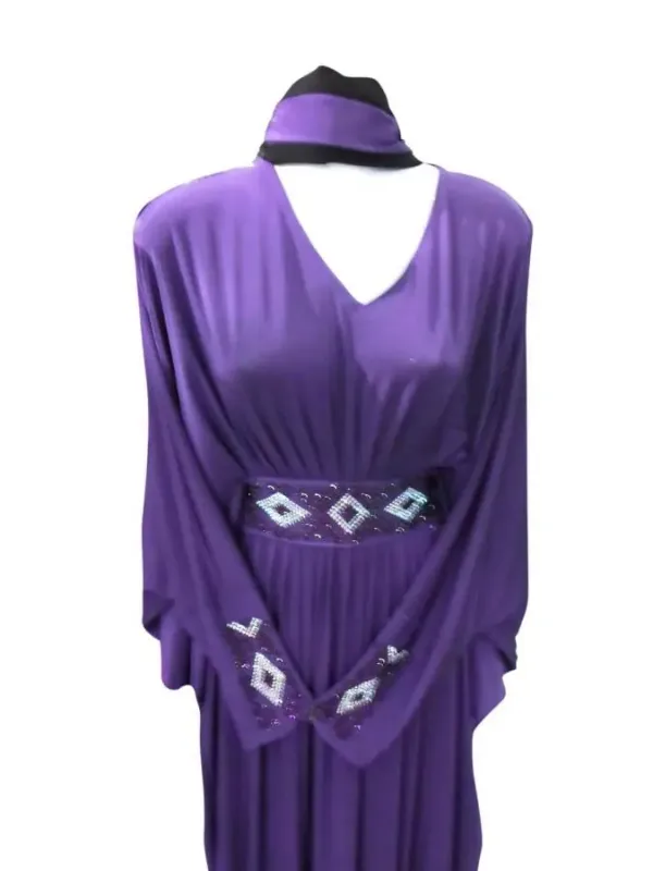 Picture of Classic Multicolor Georgette Dubai Style Kaftan for Women