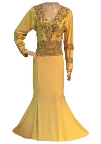 Picture of 2 tone evening dresses,kaftan traditional,abaya,jilbabf