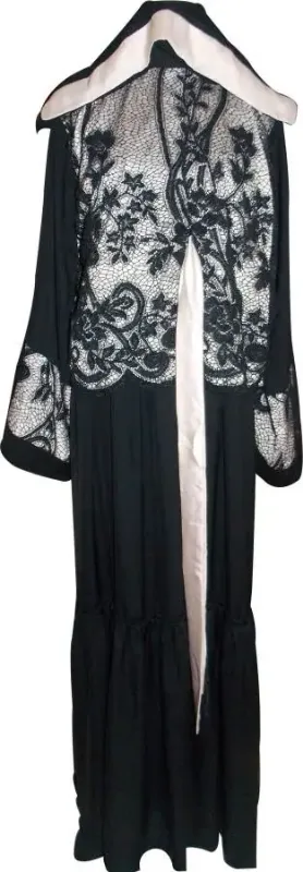 Picture of Festive Multicolor Georgette Dubai Style Kaftan for Women