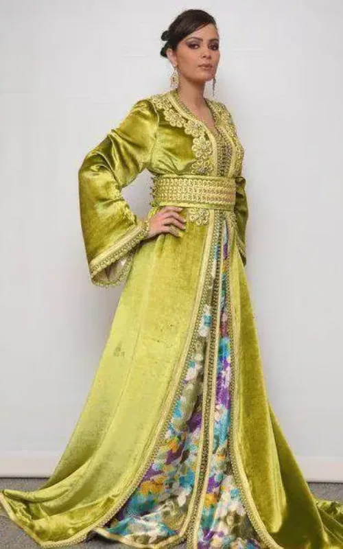 Picture of Radhe Designer Multicolor Georgette Kaftan Dress for Women - F9639