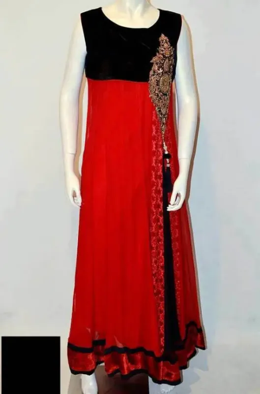 Picture of Soft Drape Multicolor Georgette Jilbab Dress for Women